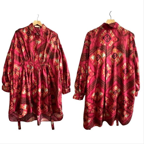 Ulla Johnson Jude silk dress, Size 6, Wild Rose, NWT - Picture 7 of 16